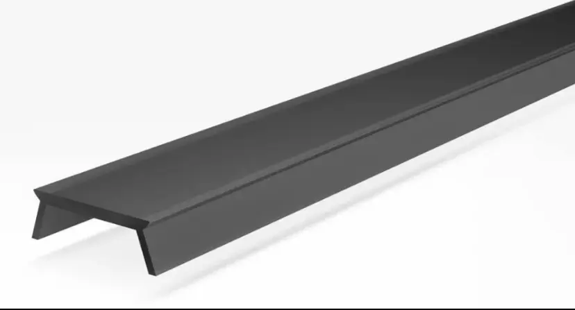 Рассеиватель для теневого профиля Laconistiq Gips черный жесткий цена