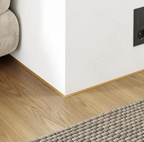 Микроплинтус 11 мм с пружинами Коричнево-бежевый RAL 1011 49-32-11