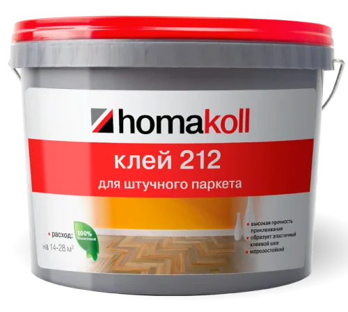 Клей для штучного паркета Homakoll 212 14 кг по низким ценам