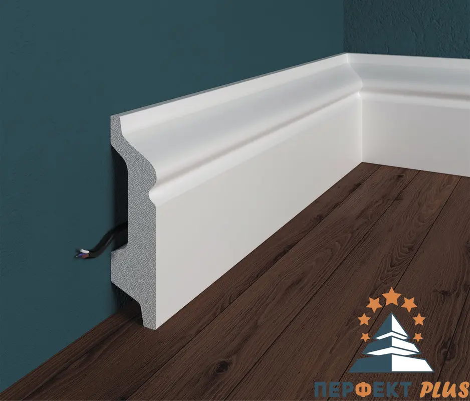 Плинтус из дюрополимера в интерьере