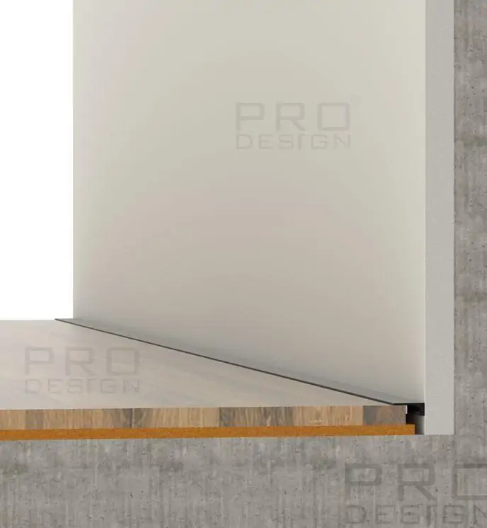 Щелевой плинтус — инструкция по монтажу