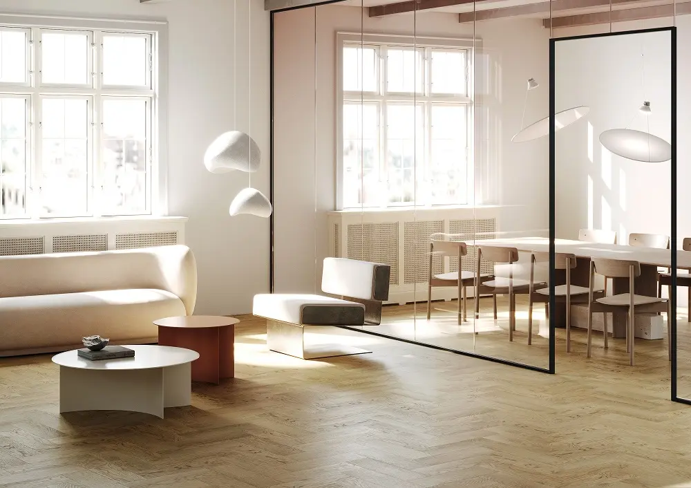 Кварцевый ламинат Fargo Herringbone Дуб Неаполь купить