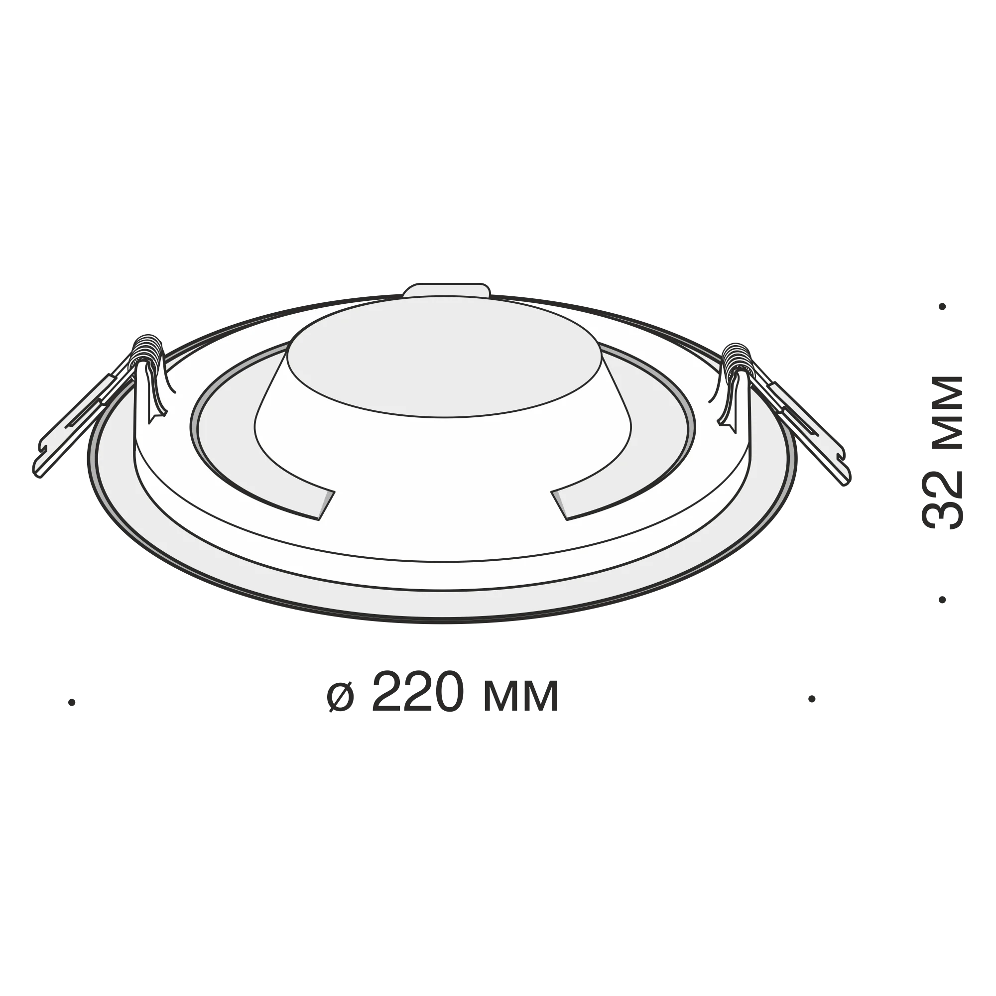 Встраиваемый светильник Technical DL017-6-L18W