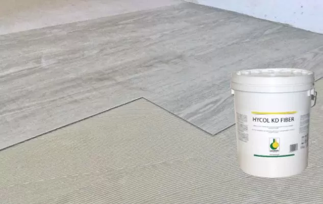 Клей для ПВХ плитки с фиброволокном HYCOL KD FIBER
