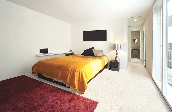 Пробковый пол замковый Wicanders Personality P801 Moonlight в интерьере