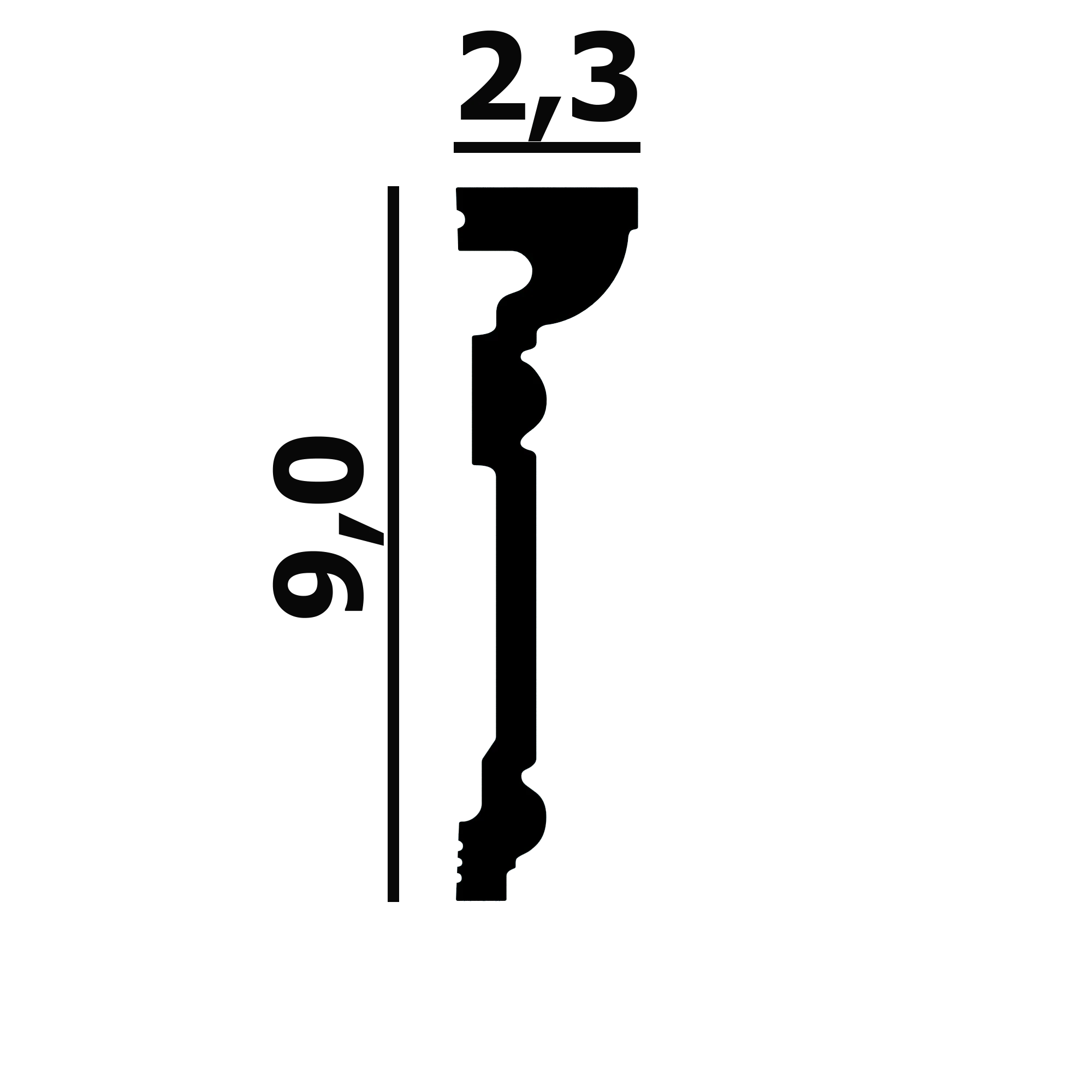 Молдинг P98 Перфект Плюс лепнина