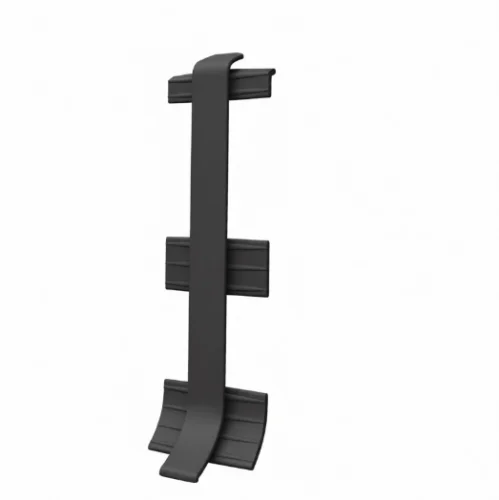 Соединитель к плинтусу Vilo LINELA антрацит упаковка из 2 шт к плинтусу Идеал