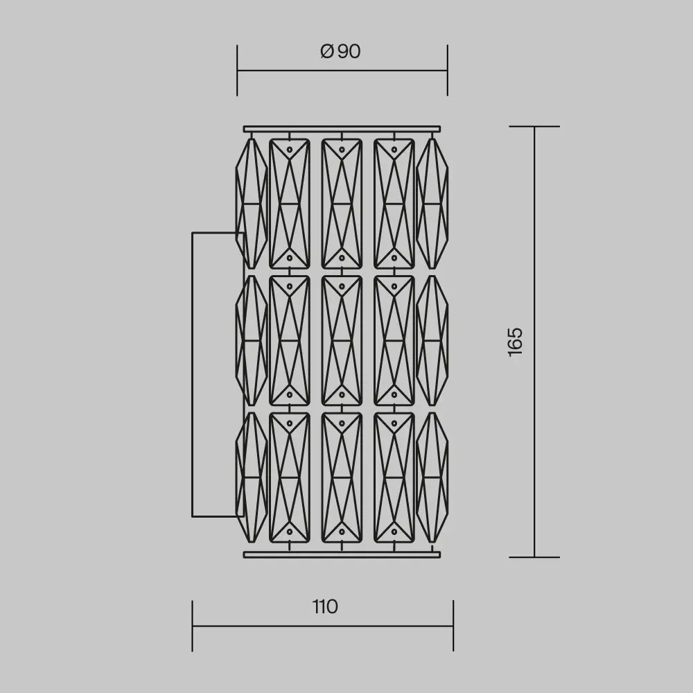 Настенный светильник (бра) Maytoni DIA008WL-1CH