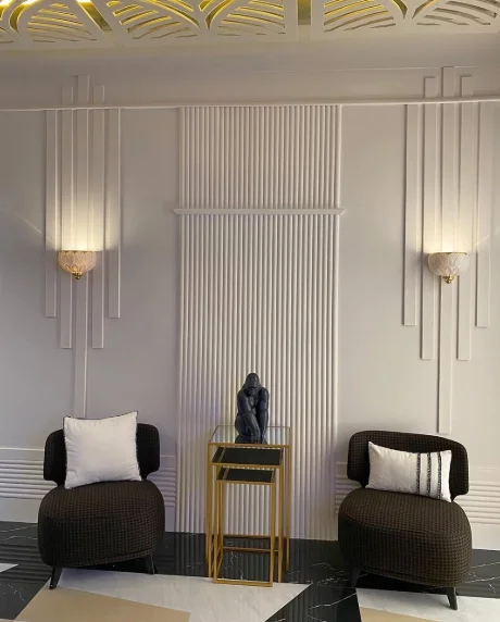 3D панель Orac из дюрополимера WX218-3000 FLUTE XL в интерьере