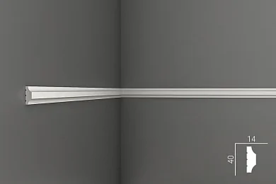 Молдинг Cosca М011 (М11) экополимер 40х14 мм цена