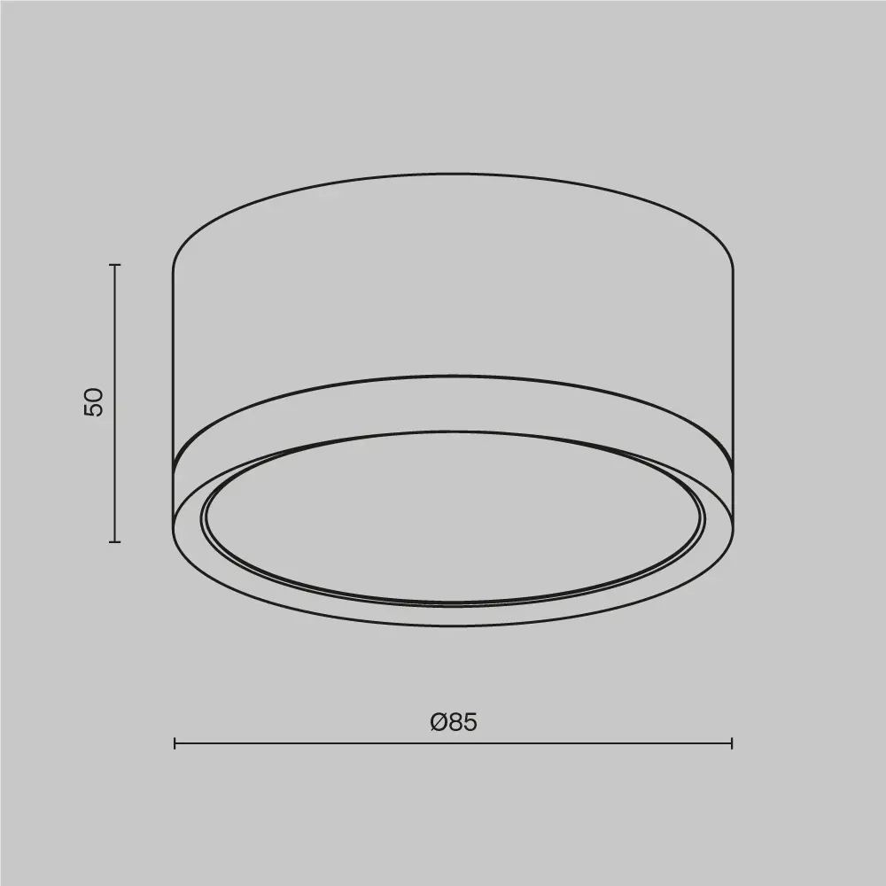 Потолочный светильник Technical C086CL-GX53-SRD-W
