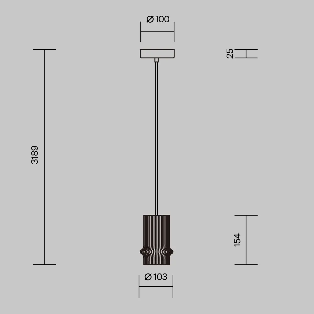 Подвесной светильник Maytoni MOD430PL-L5W3K