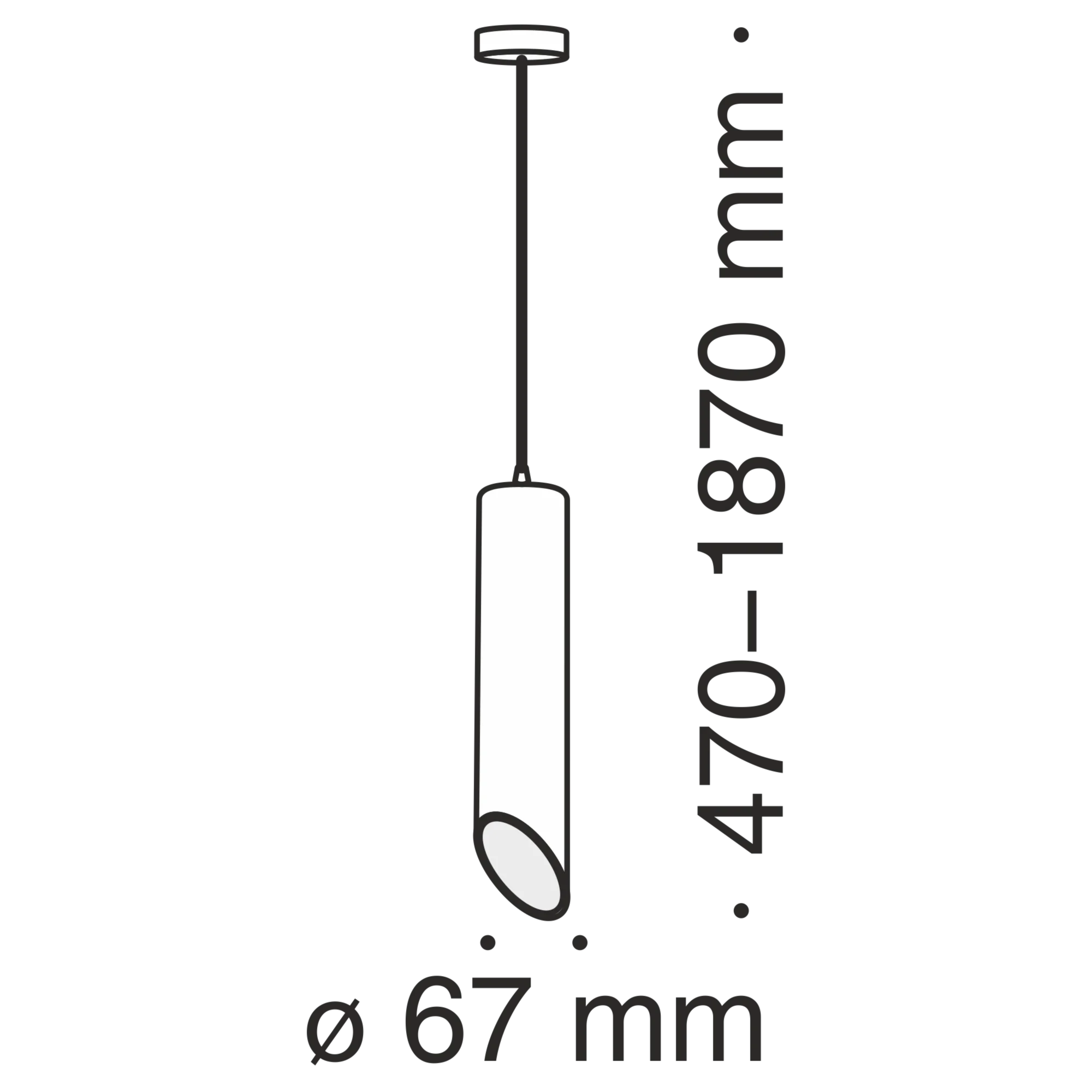 Подвесной светильник Technical P027PL-01W
