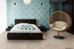 Пробковый пол на замках Fantasie Creme плюсы