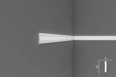 Молдинг Cosca М015 (M15) экополимер 40х6 мм цена