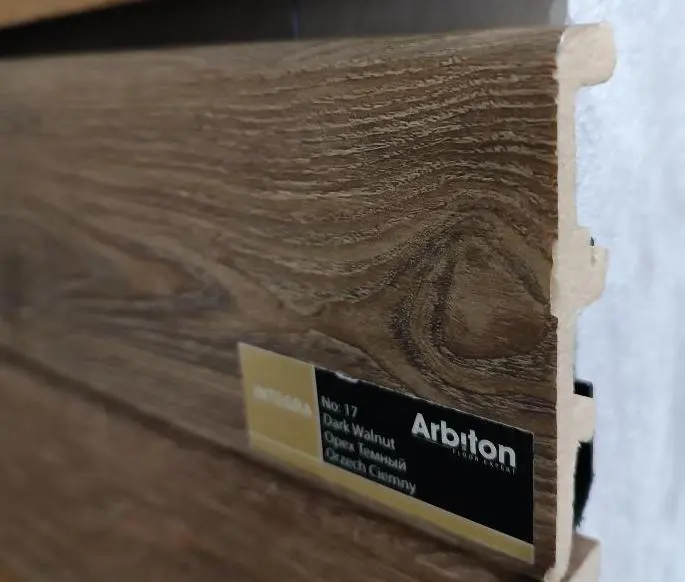 Плинтус Arbiton Integra Арбитон Интегра 17 Орех темный цена