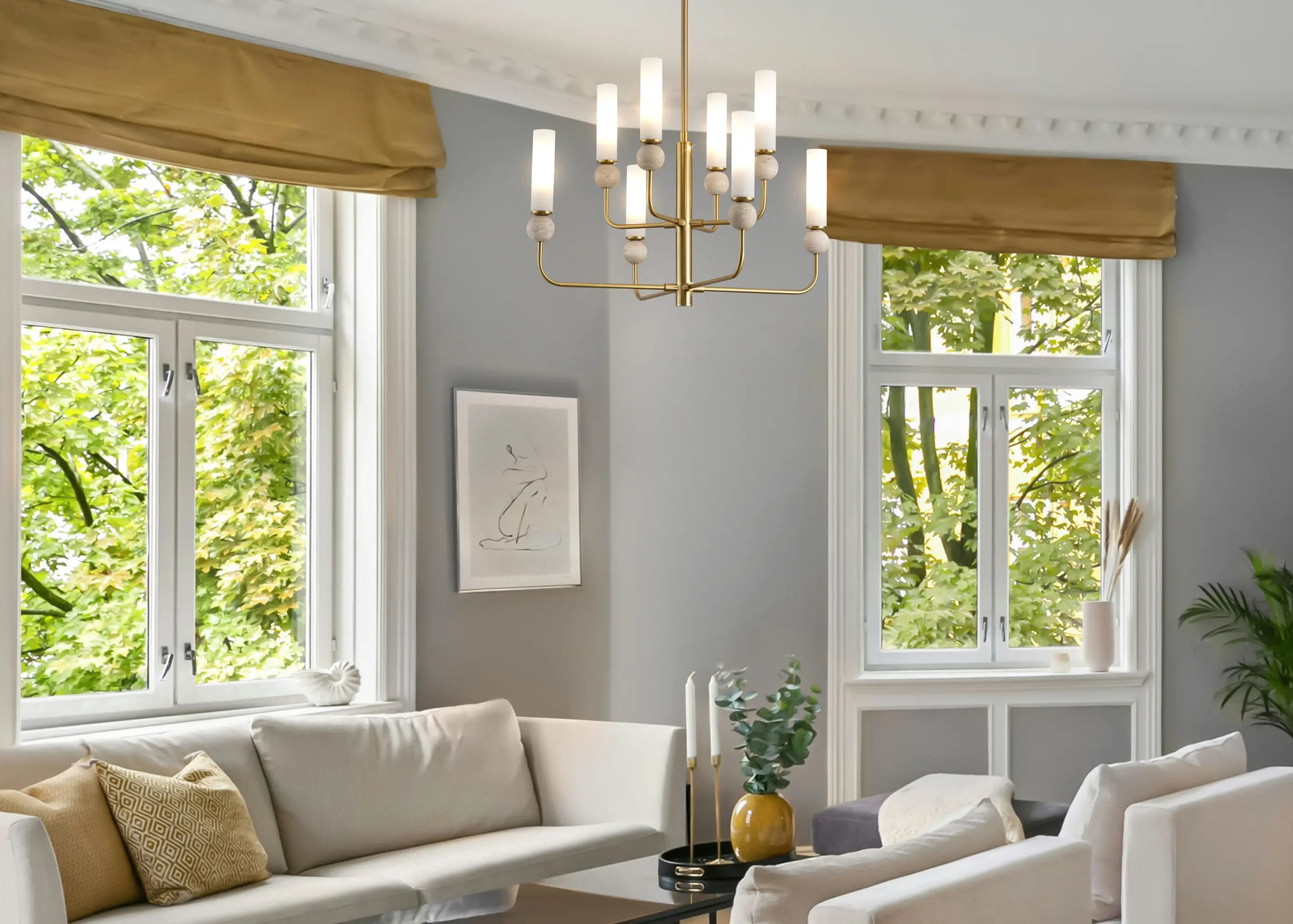 Потолочный светильник Freya FR5482CL-06BS1