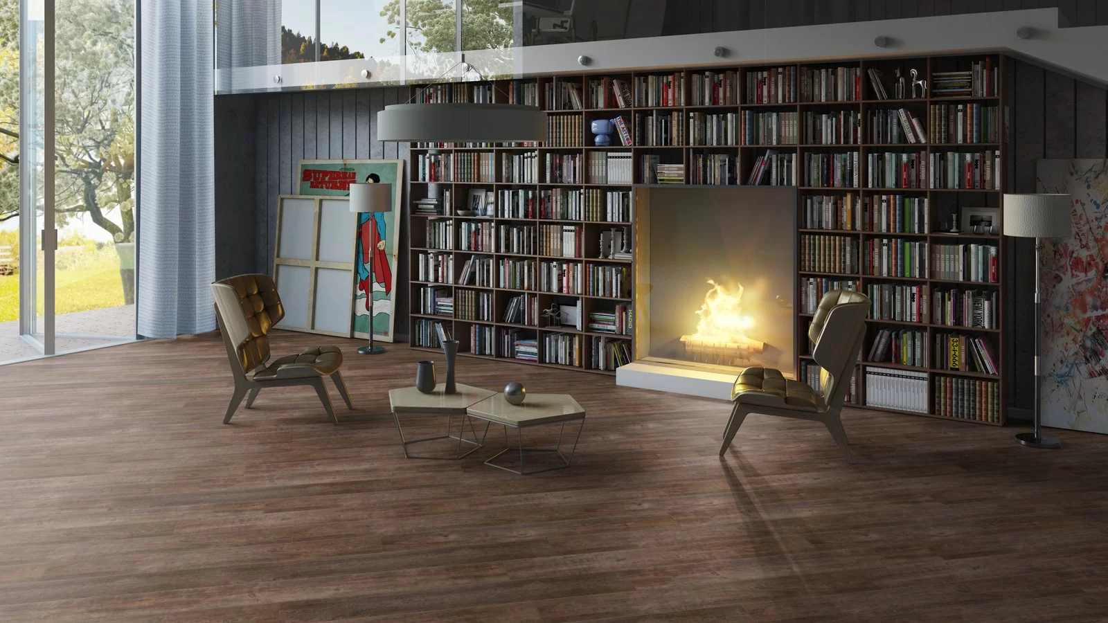 Ламинат Tarkett коллекции Cinema Брандо в квартире