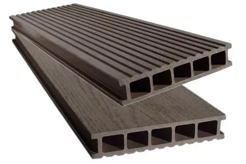 Террасная доска из ДПК EuroDeck Double Венге