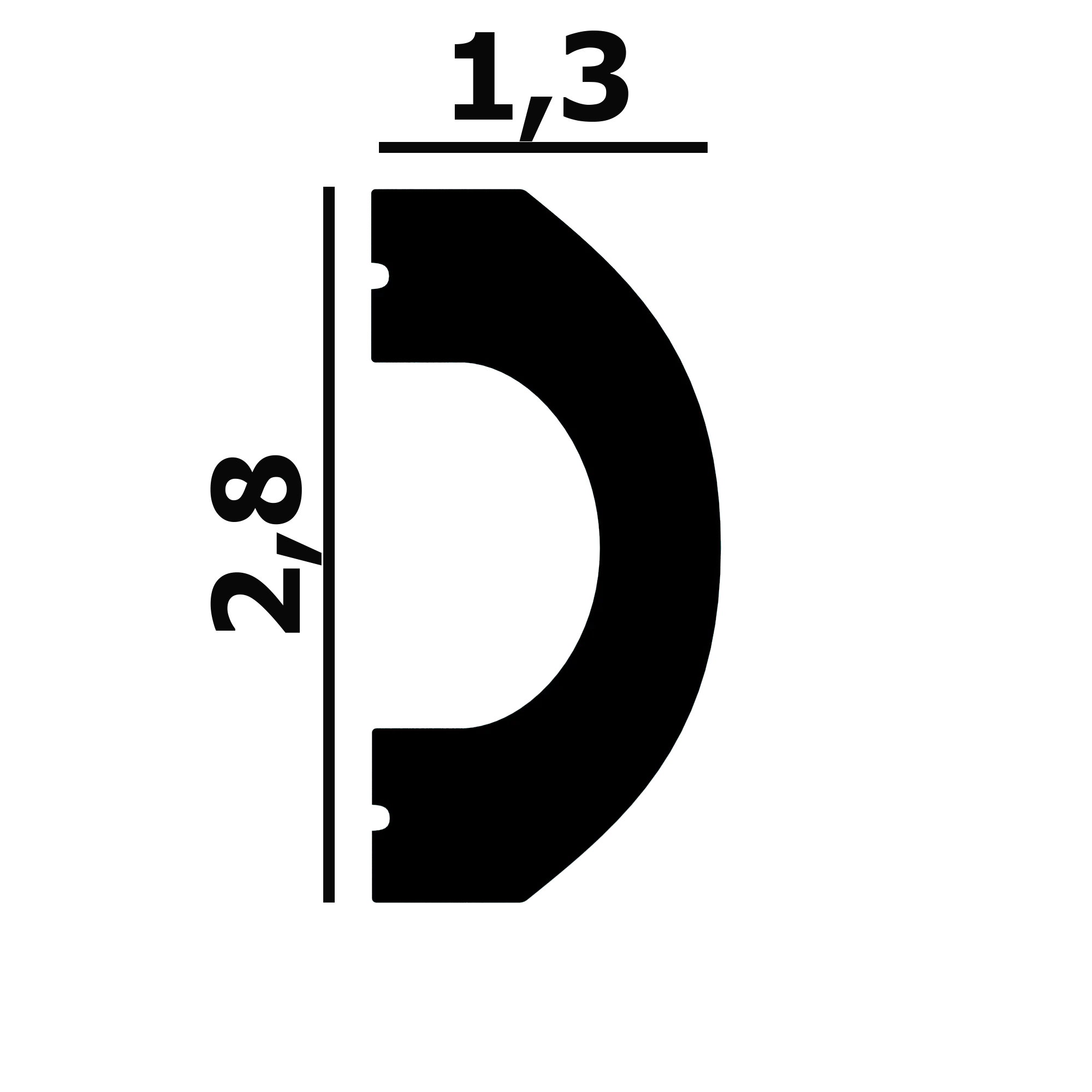 Молдинг Perfect Plus P127 Перфект Плюс лепнина