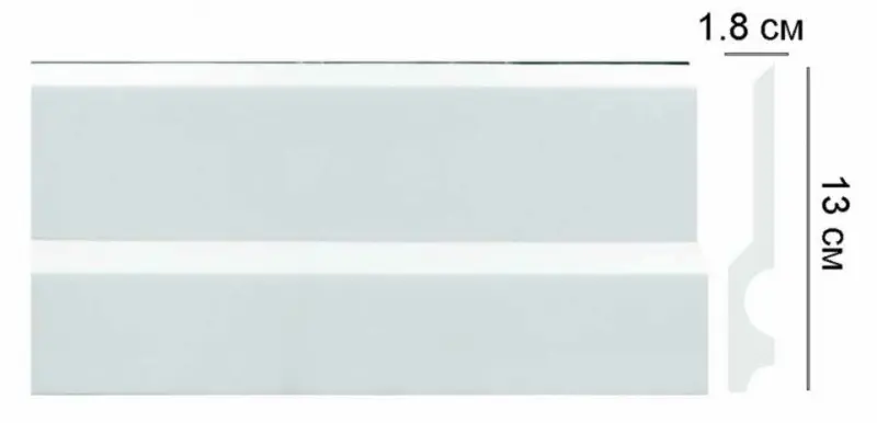 Плинтус из дюрополимера в интерьере