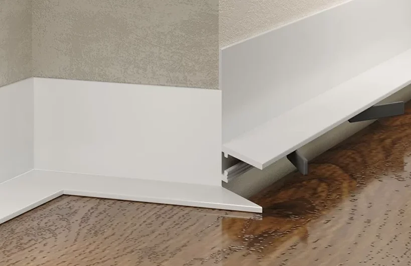 Микроплинтус micro L Laconistiq Белый матовый