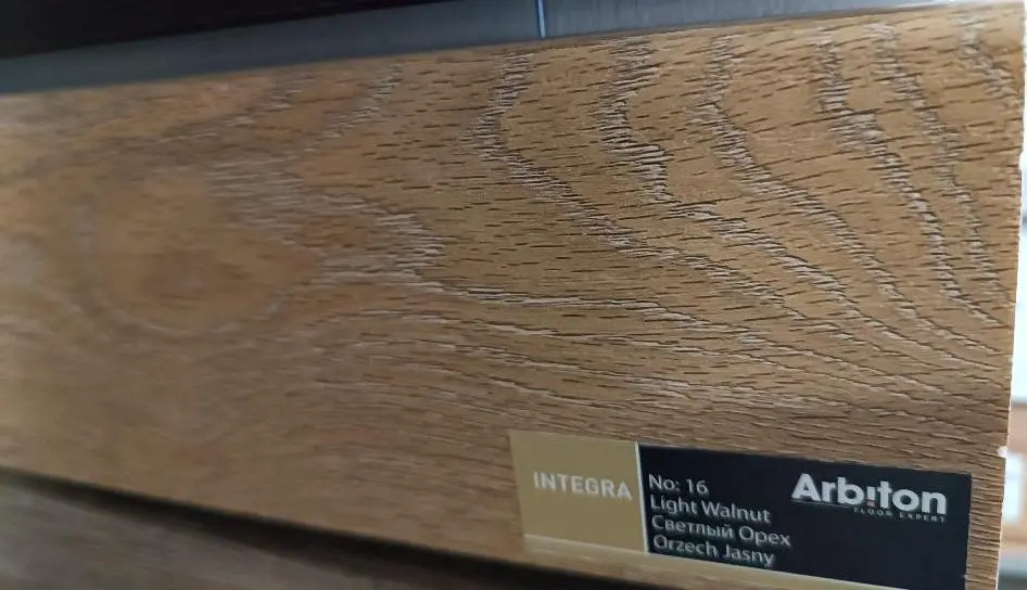 Плинтус Arbiton Integra Арбитон Интегра 16 Орех светлый цена