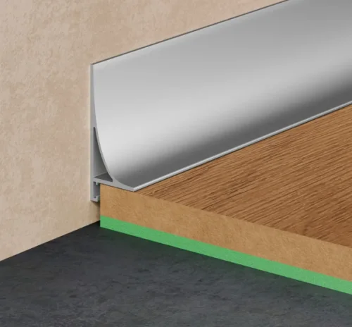 Микро плинтус Pro Design Corner L 584 А анодированный