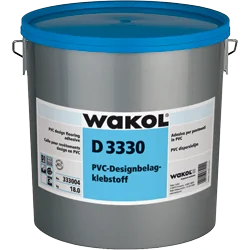 Клей для ПВХ покрытий и LVT плитки WAKOL D 3330 10 кг цена