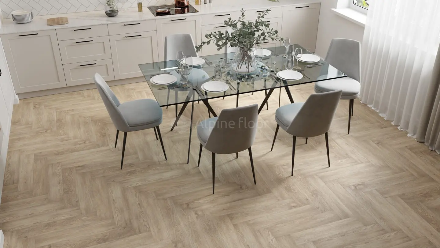 Ламинат SPC Alpine floor Parquet Light ЕСО 13-3 Дуб ваниль селект купить