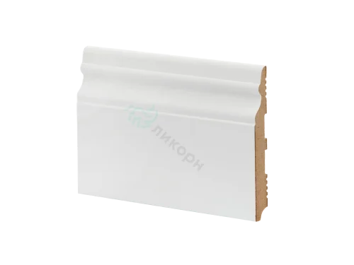 Плинтус МДФ белый Deartio K-24 127 мм цена