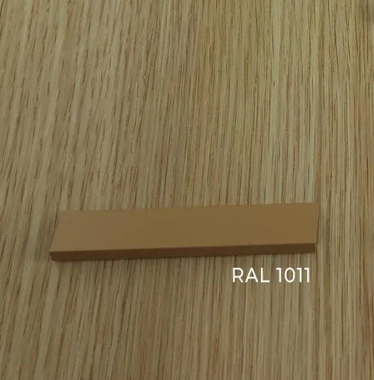 Микроплинтус 11 мм с пружинами Коричнево-бежевый RAL 1011 49-32-11