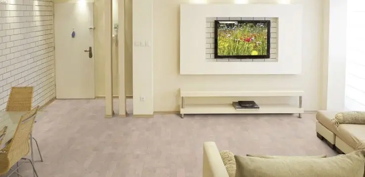 Клеевой пробковый пол Wicanders C92M001 Identity Timide Pure в интерьере