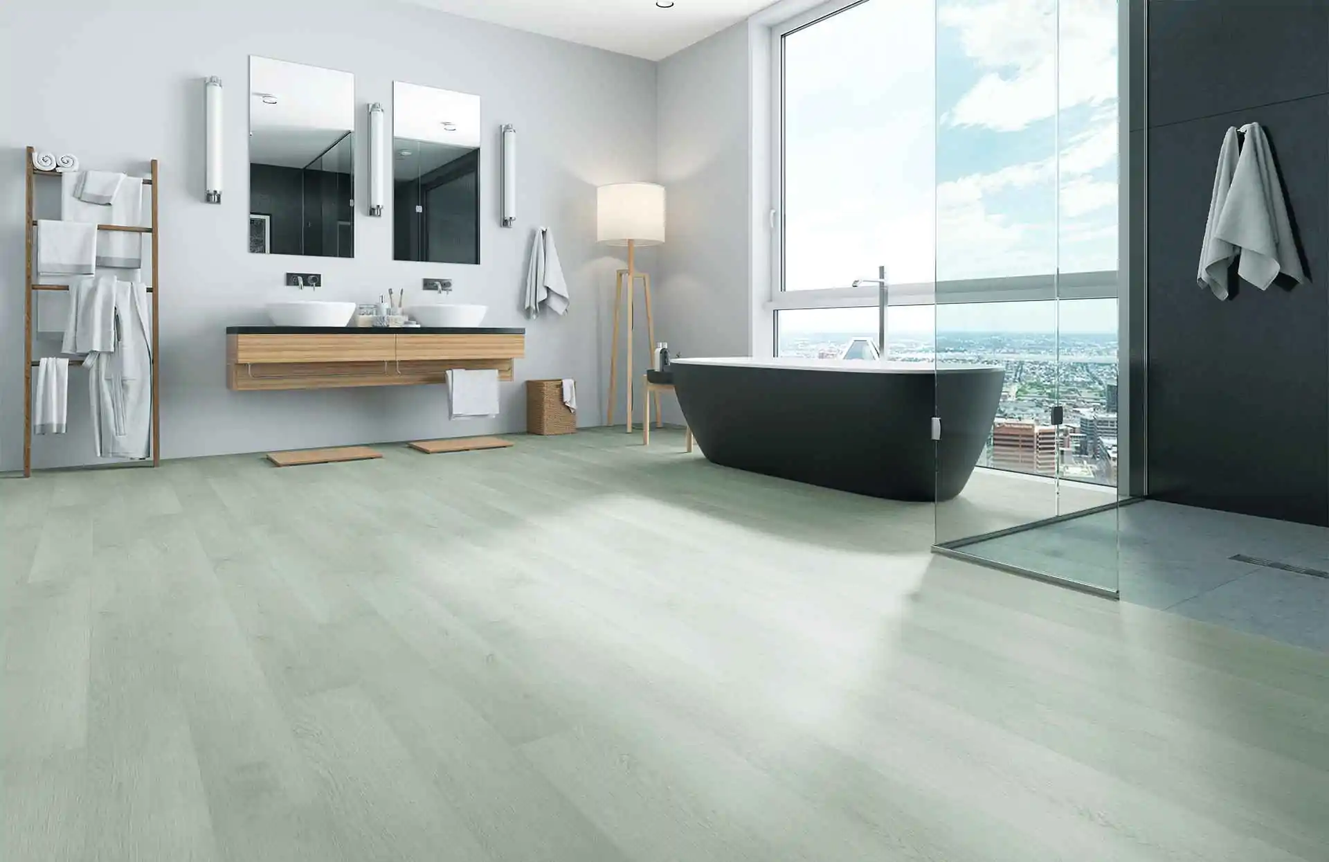 Кварцевый ламинат Home Expert Natural 943-07 Дуб Ледяной замок купить