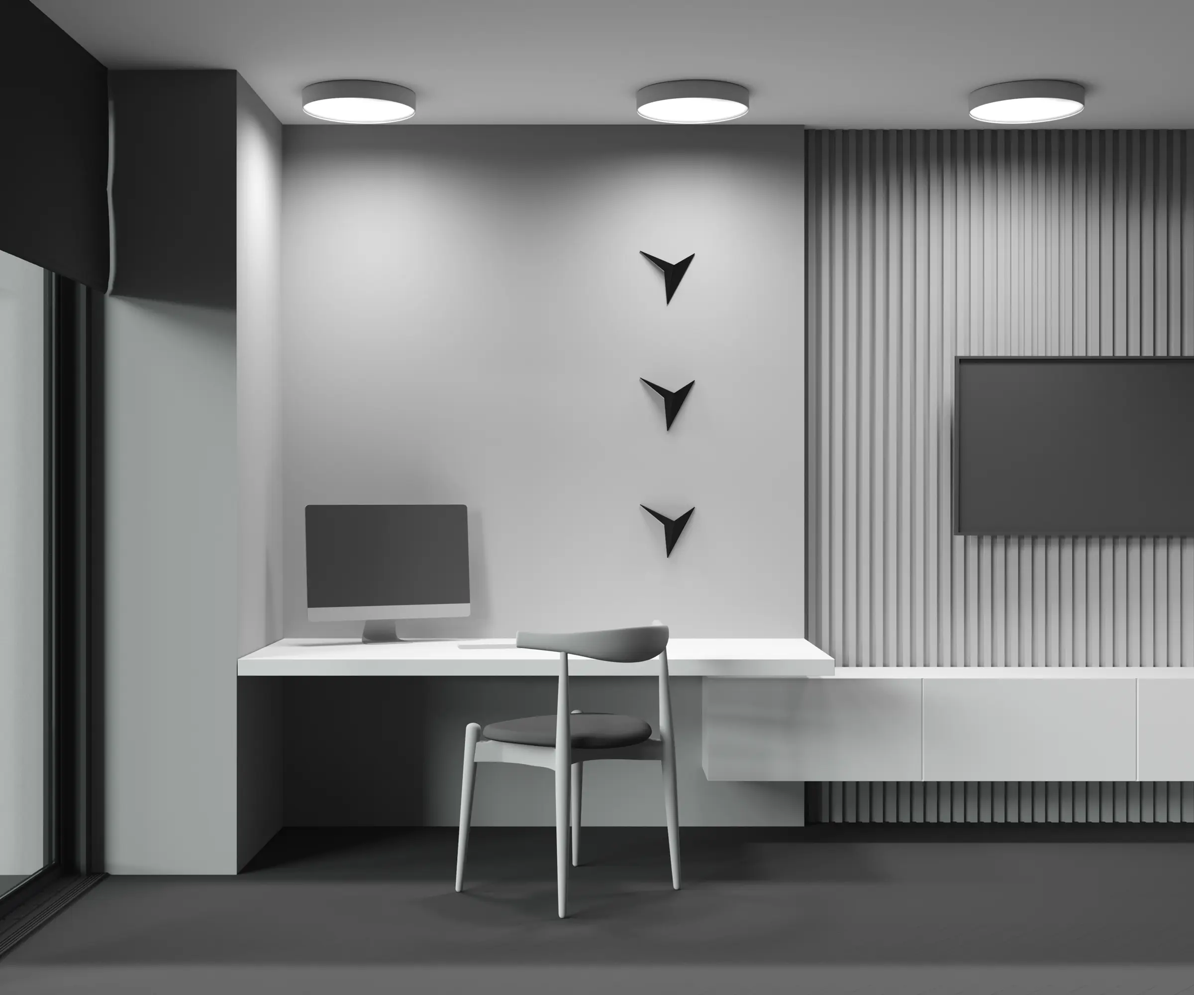 Потолочный светильник Technical C032CL-45W2.7K-RD-W