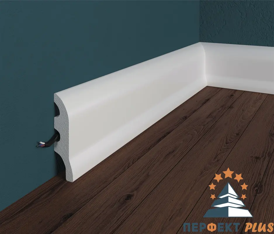 Плинтус из дюрополимера в интерьере