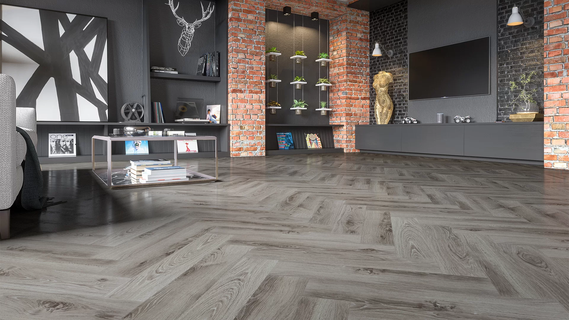 Кварцевый ламинат Fargo Паркет Parquet Дуб Скальный 33-385-2 купить