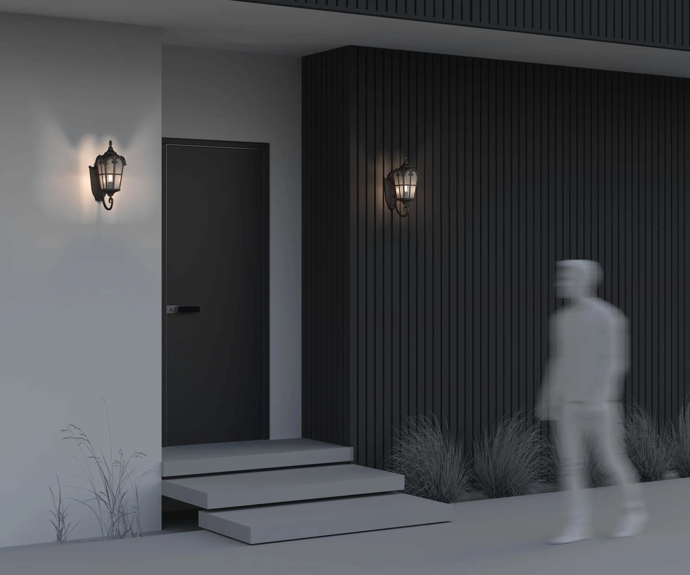 Настенный светильник (бра) Outdoor O413WL-01BZ1