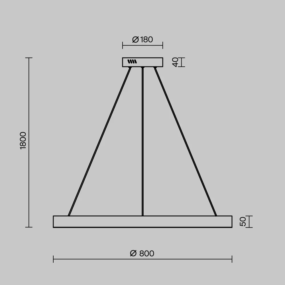 Подвесной светильник Maytoni MOD415PL-L60BS4K