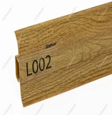 Плинтус Line plast  L002 Орех грецкий в Москве