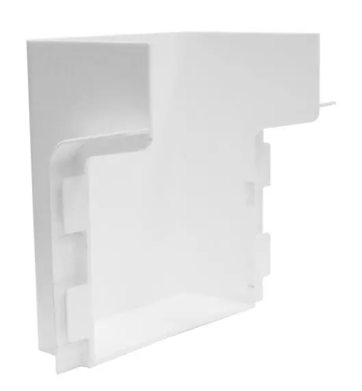 Короб маскировочный к плинтусу из вспененного ПВХ Aqua (100*70*120) Белый недорого