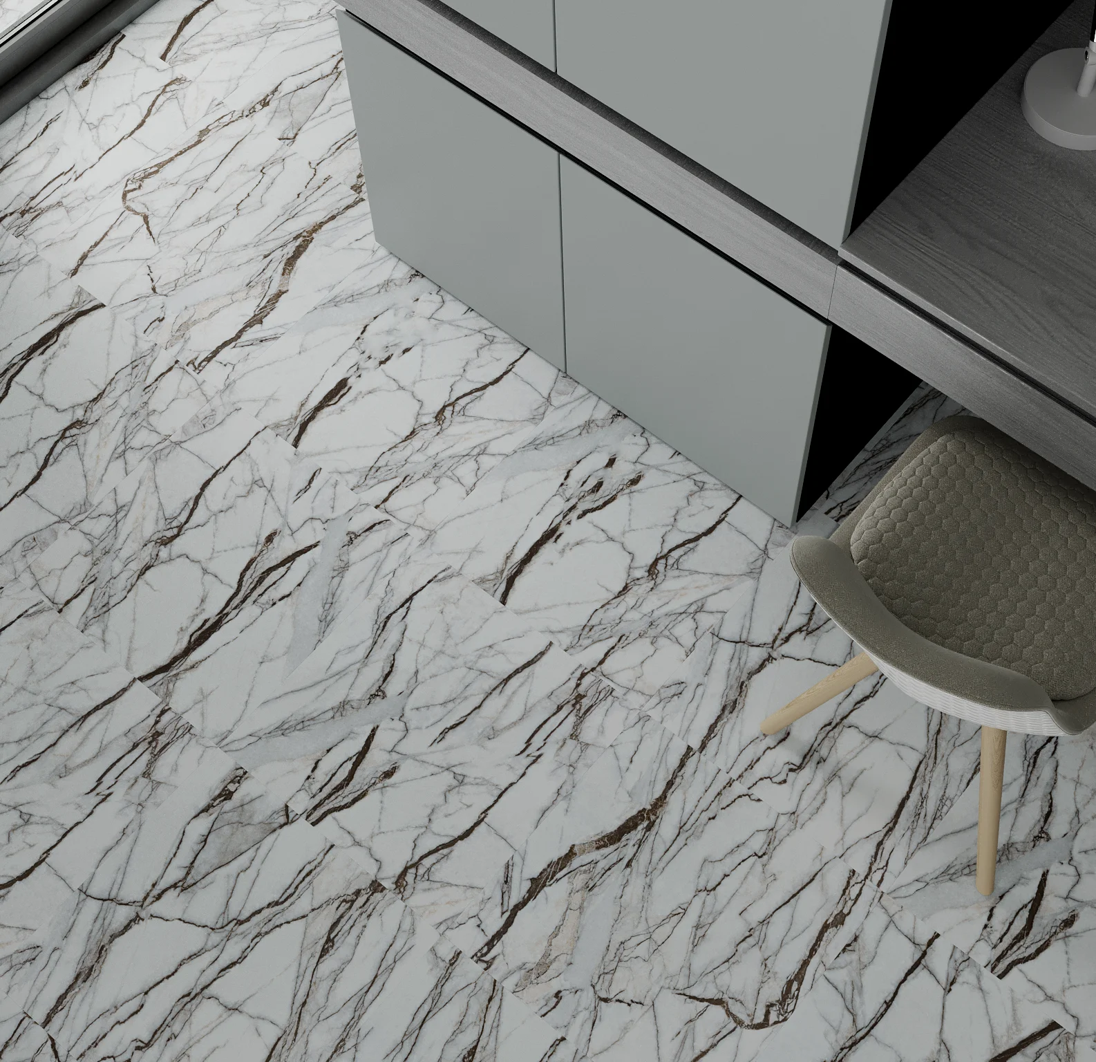 Кварцвиниловая плитка ART EAST HIT АТS 765 Мрамор Червеолле в Москве