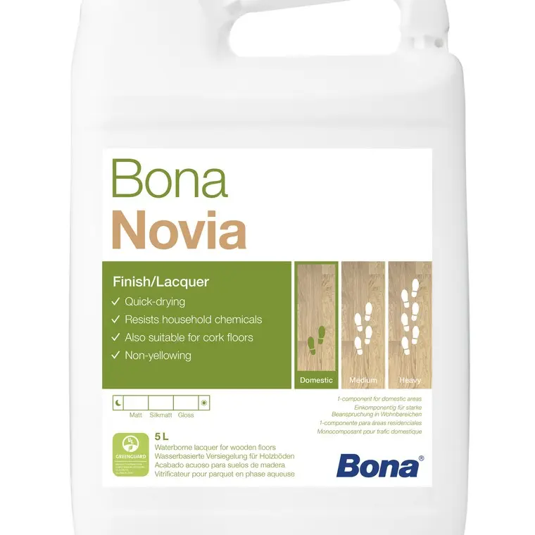 1К полиуретано-акриловый лак БОНА НОВИА 5 л купить в Москве