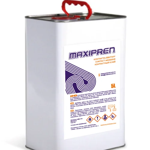Однокомпонентный контактный клей для пробки Maxipren 5 л цена