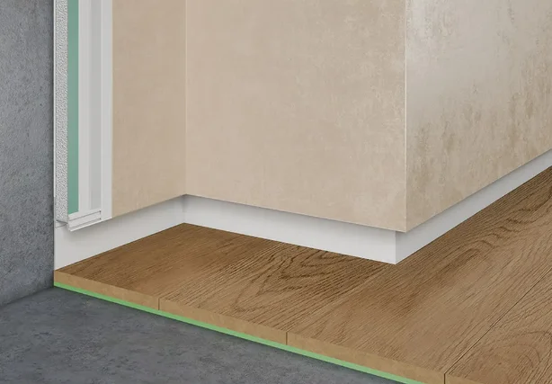 Скрытый плинтус под рассеиватель Pro Design 7209 W белый купить