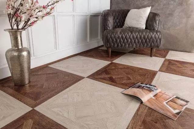 Виниловая плитка с напольными вариациями