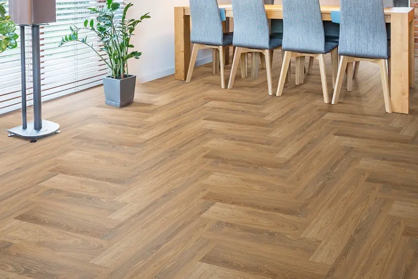 Ламинат SPC Floor Factor Herringbone TOBACCO BRAUN OAK недорого