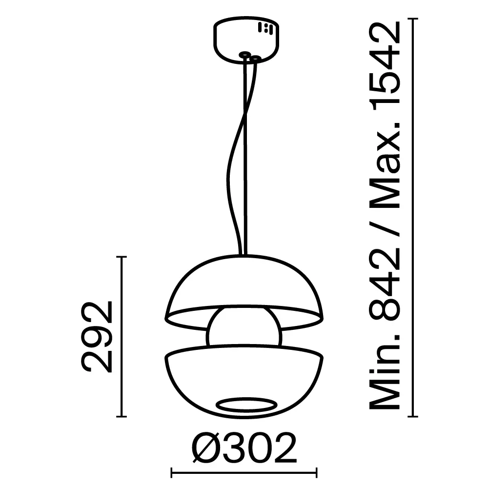 Подвесной светильник Maytoni MOD322PL-L6B3K