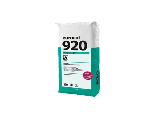 Гипсовая самовыравнивающаяся смесь 920 EUROPLAN Alphy 25 кг в Москве и СПб