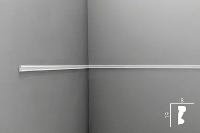 Молдинг Cosca М003 (M3) экополимер 19х8 мм цена